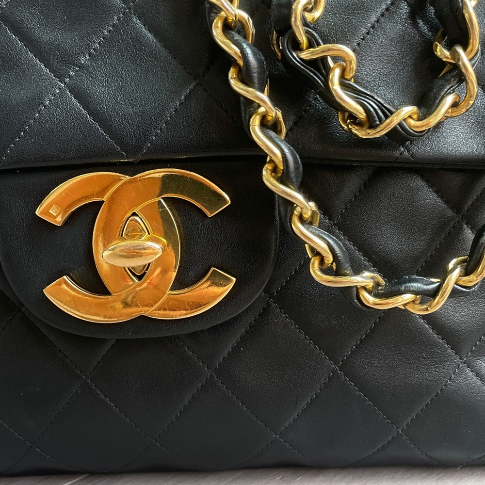 CHANEL maxi flap bag